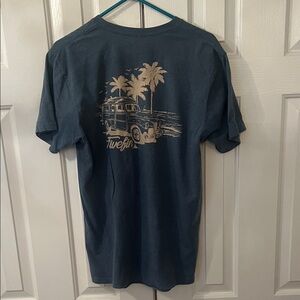 Blue Fivefin Graphic Men's Shirt